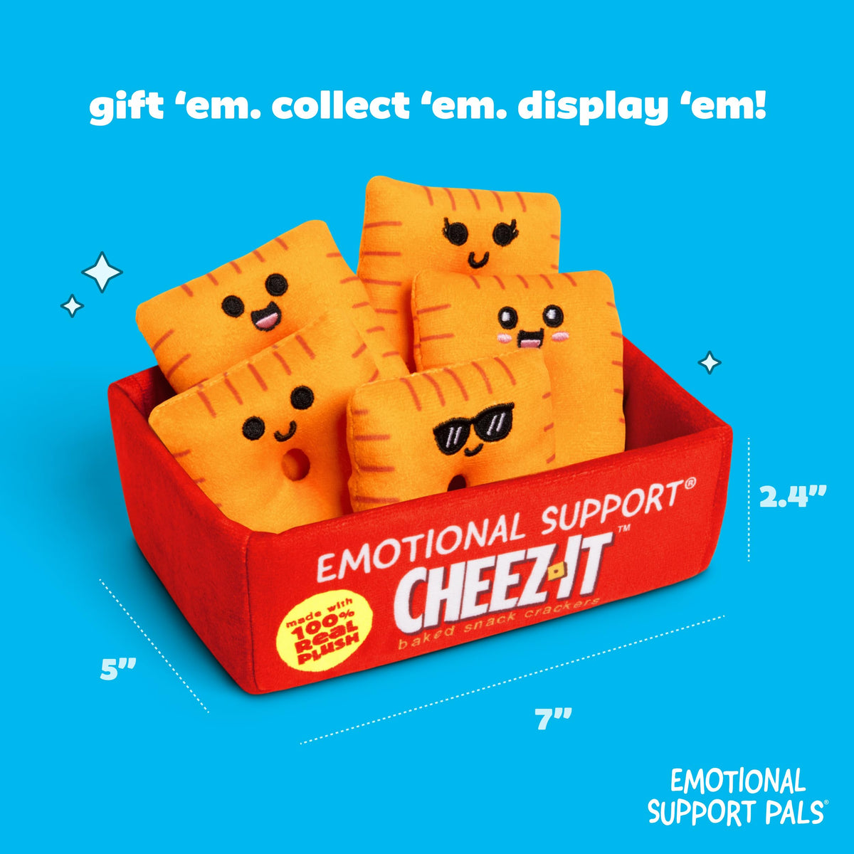 Emotional Support Dino Nuggies, Cuddly Dinosaur Toys by Relatable