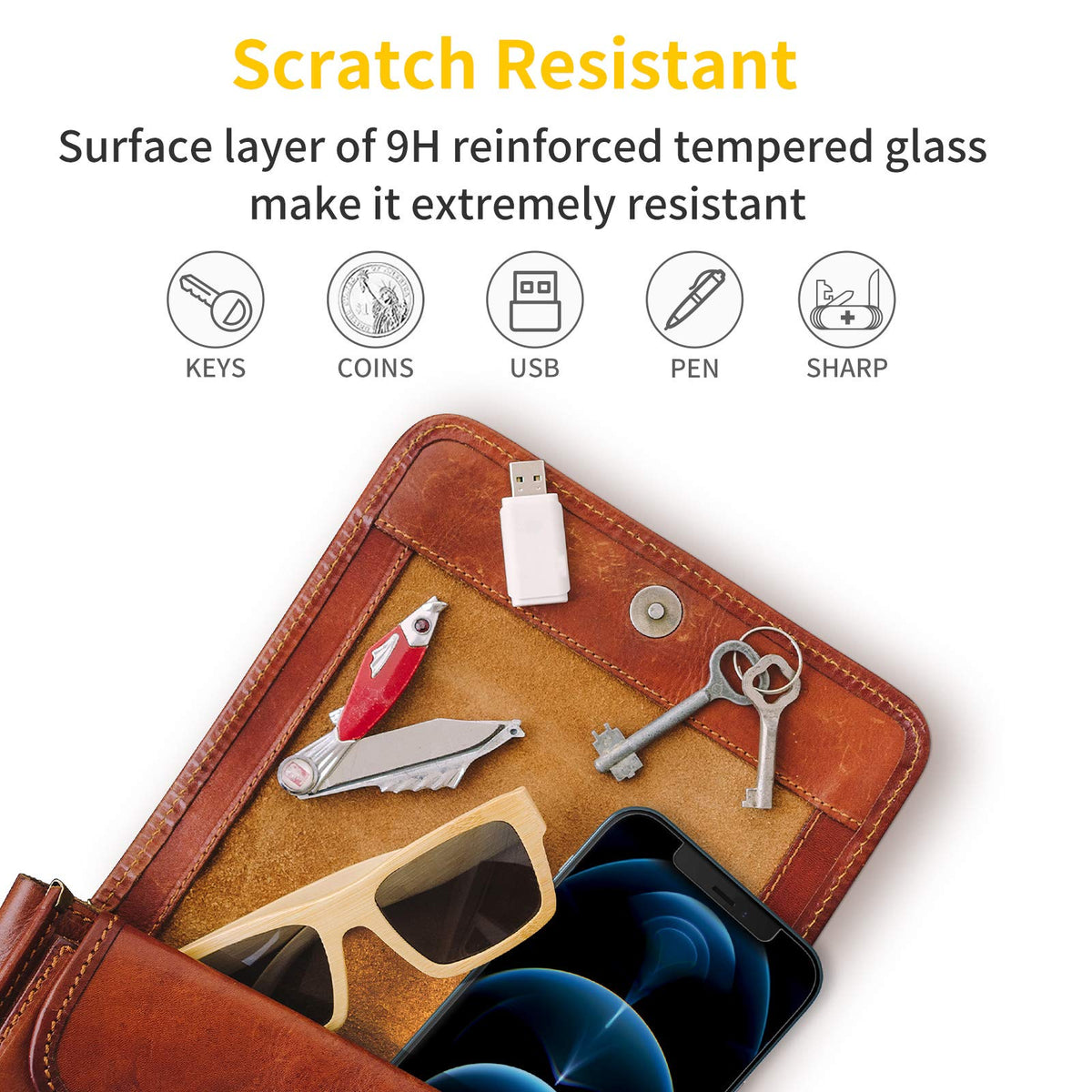 UNBREAKcable 3-Pack Screen Protector for iPhone SE 2022/SE 2020, iPhone 8/7