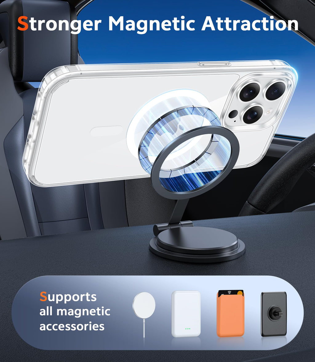 FNTCASE for iPhone 18 Pro Max/17 Pro Max Case Fit for Magsafe