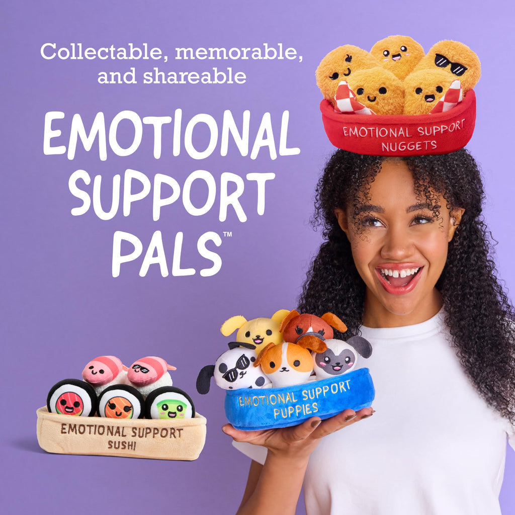 Emotional Support Dino Nuggies, Cuddly Dinosaur Toys by Relatable