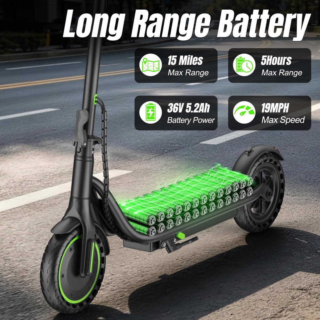 VOLPAM Electric Scooter, 350W/500W Motor, 21/28/40 Miles Long Range