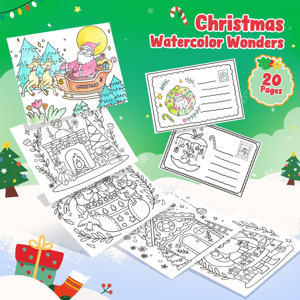 JoyCat Paint with Water Coloring Books for Toddlers (Magical Pony)