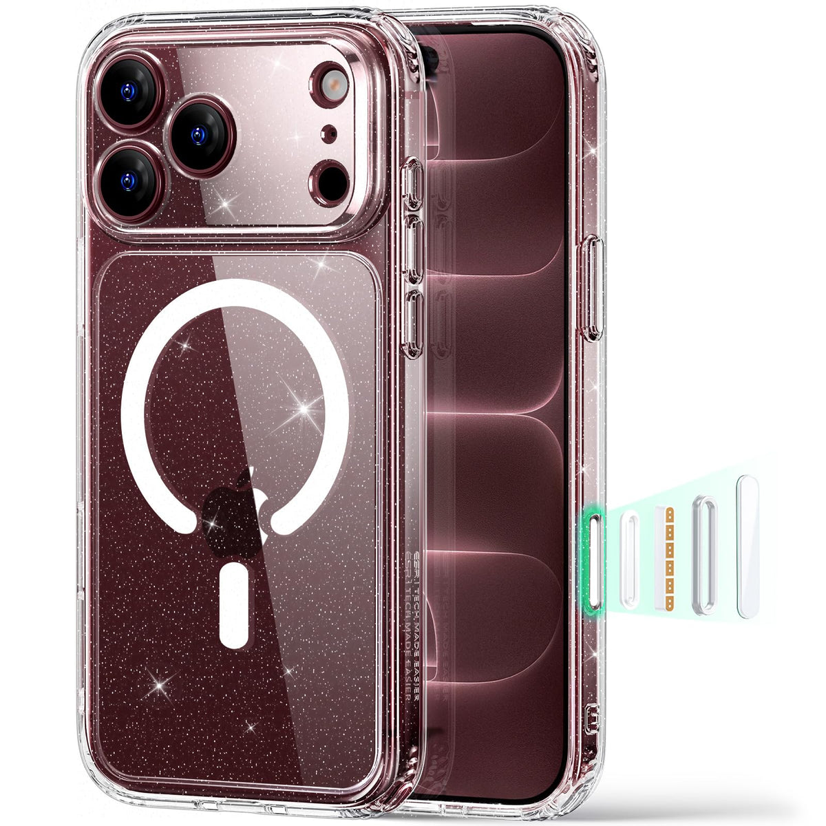 ESR Classic Hybrid for iPhone 17/18 Pro Case, Clear