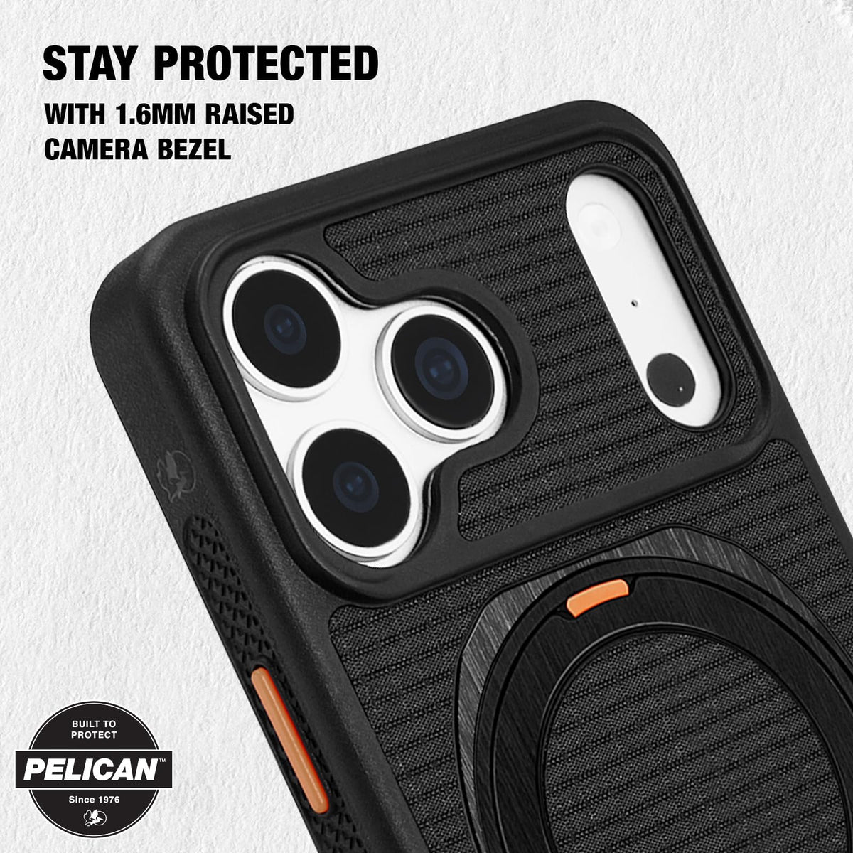 Pelican iPhone 17 Pro Case - MagSafe Phone Case -Ranger Frosted Clear/Black