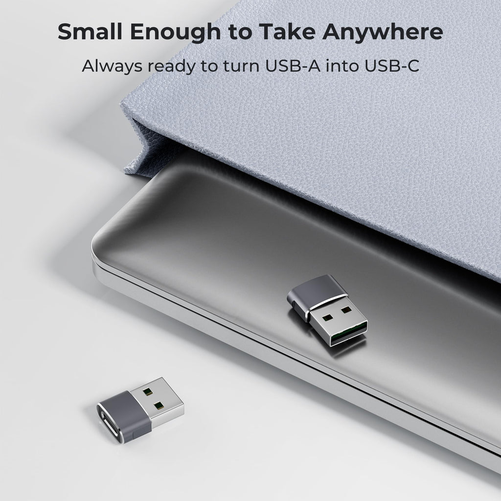 Basesailor USB C Female to USBA Male Adapter,Type C Charger Cable Connector