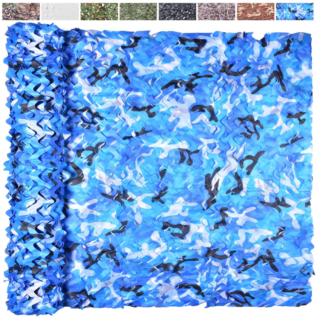 Camo Netting Camouflage Netting 20x20 10x20 10x10 Bulk Roll Burlap Camo Tarp Sunshade Net for Hunting Blind Dinosaur Birthday Jungle MilitaryTheme Party Decoration Camping Shooting