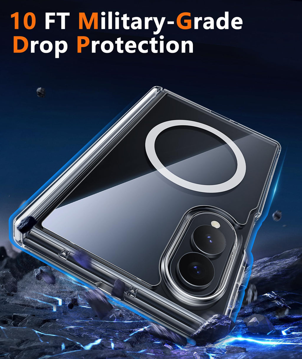 FNTCASE for iPhone 18 Pro Max/17 Pro Max Case Fit for Magsafe