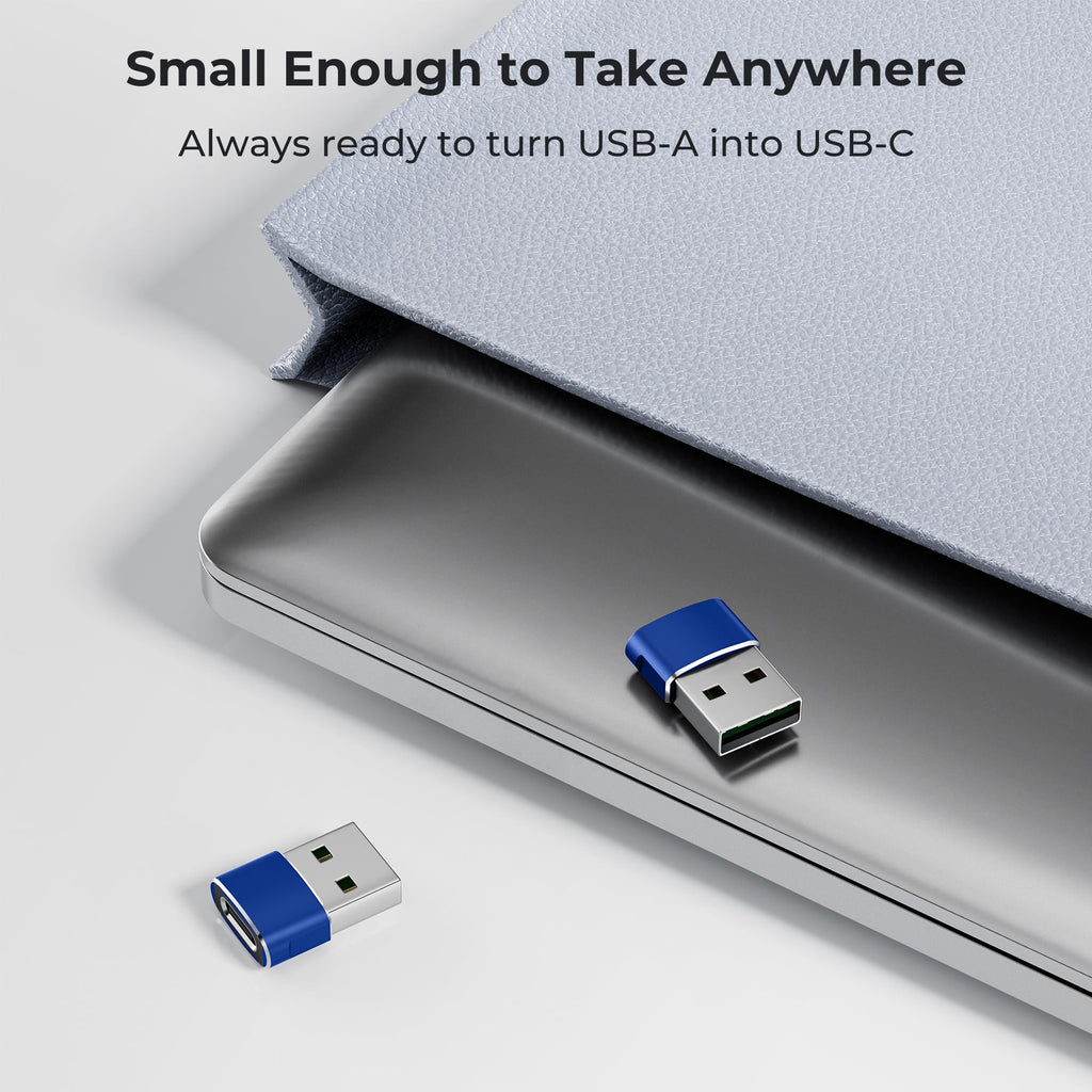Basesailor USB C Female to USBA Male Adapter,Type C Charger Cable Connector