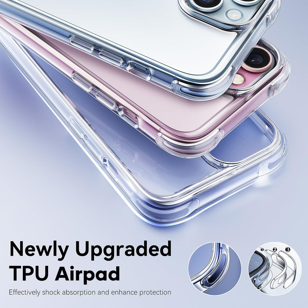 Mkeke for iPhone 18 Pro Max Case Clear [Not-Yellowing]