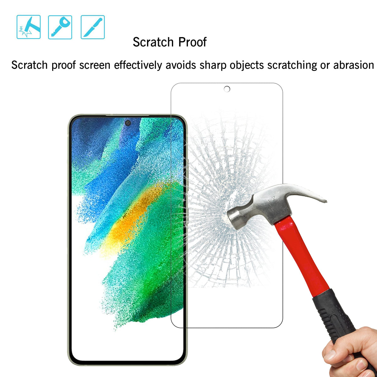 Ailun Screen Protector + Camera Lens Protector for Galaxy S24+ / S24 Plus