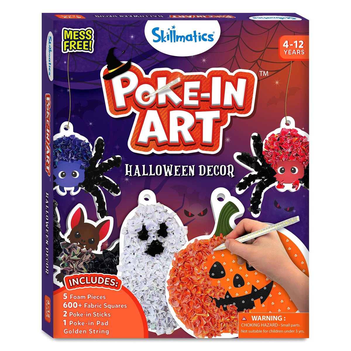 Skillmatics Poke-in Art – Disney Princesses, Wood Craft Kit, Gift for Kids