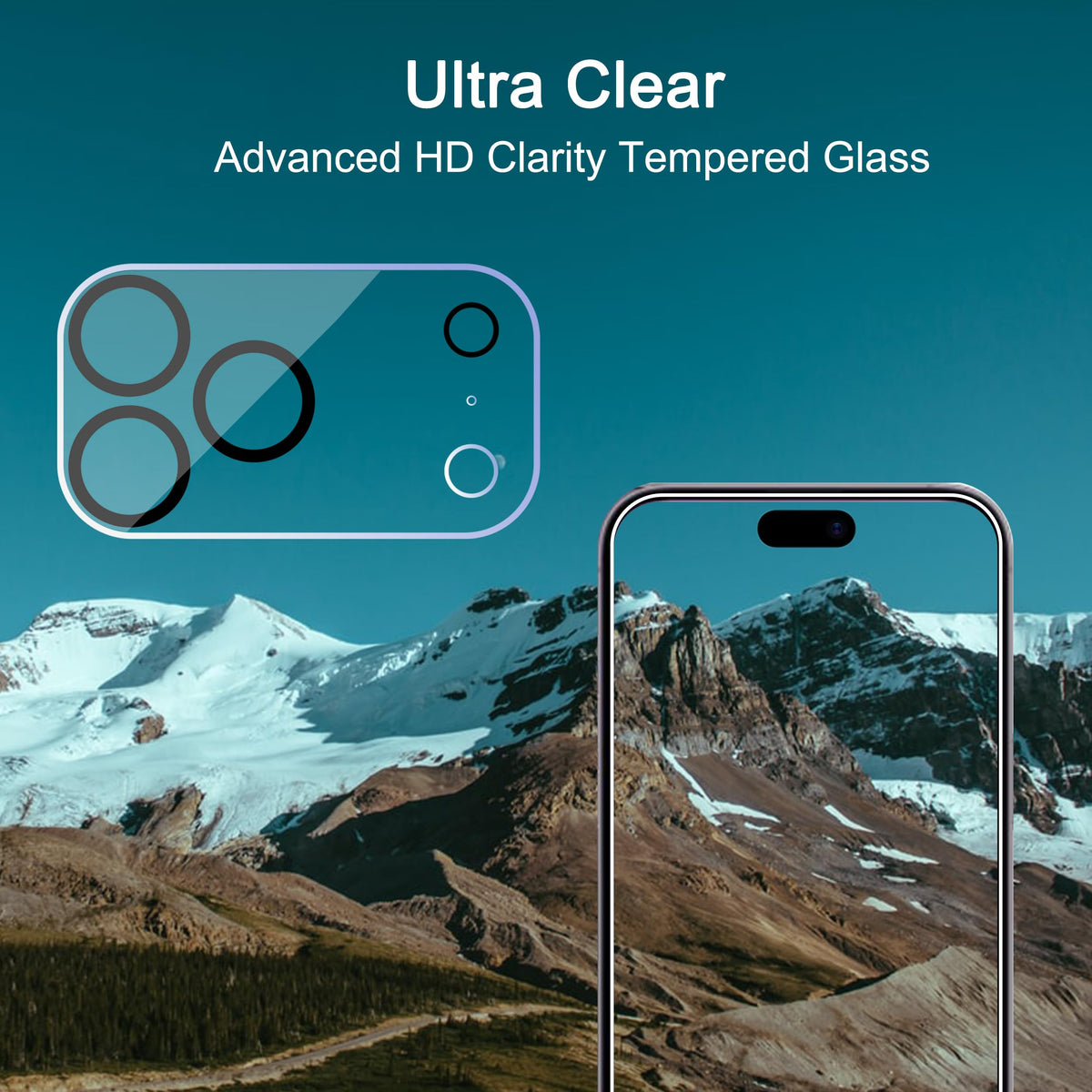 Ailun 3 Pack Camera Lens Protector for iPhone 17 Pro Max, Tempered Glass