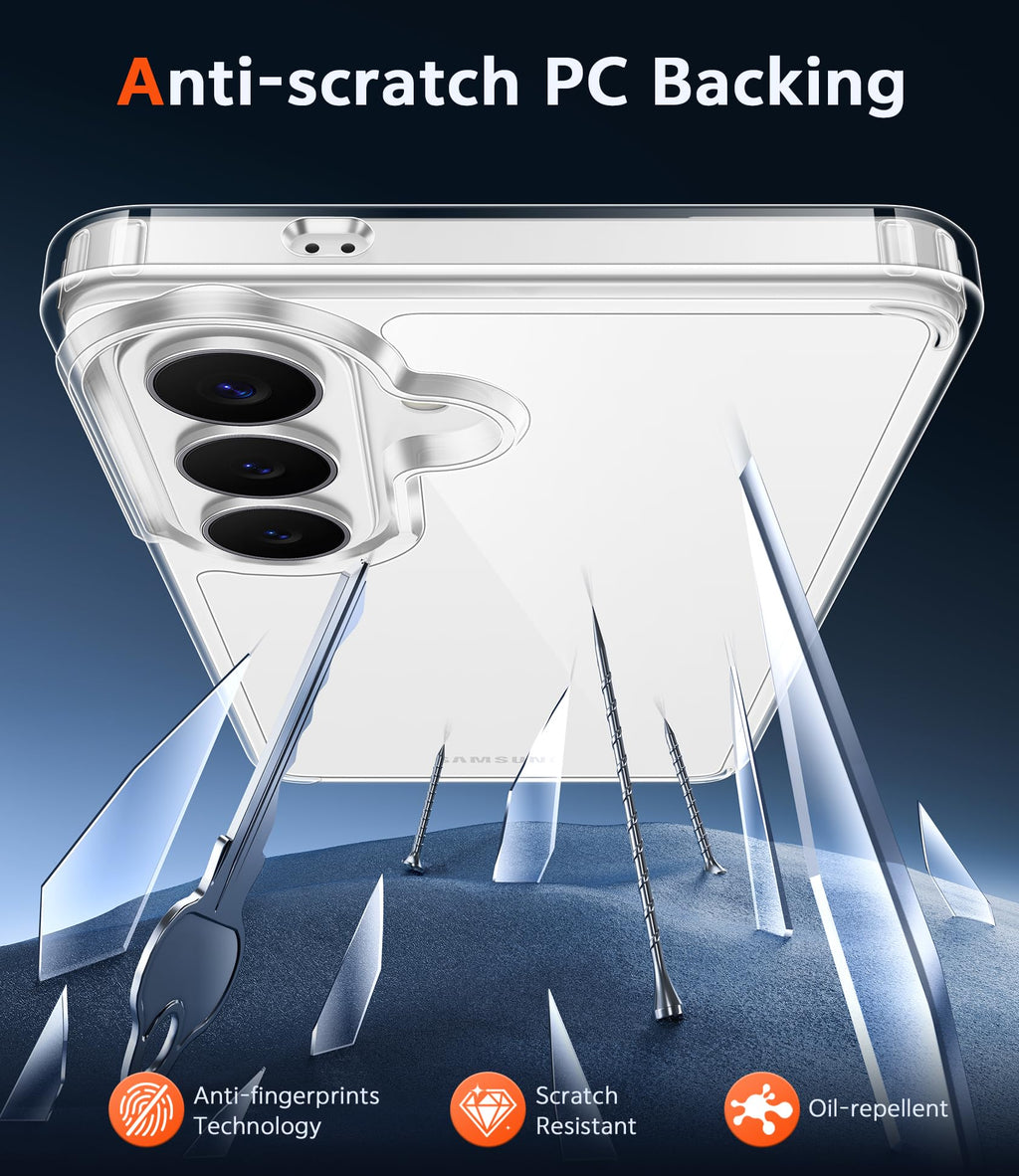FNTCASE for Moto G-Power-5G-2026/2025 Clear Case with Screen Protector