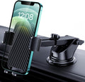 Qifutan Phone Holders for Your Car with Military-Grade Suction Phone Stand for Car [Super Stable] Automobile Car Mount for iPhone Universal Car Dashboard Windshield Mount Fit iPhone Smartphones