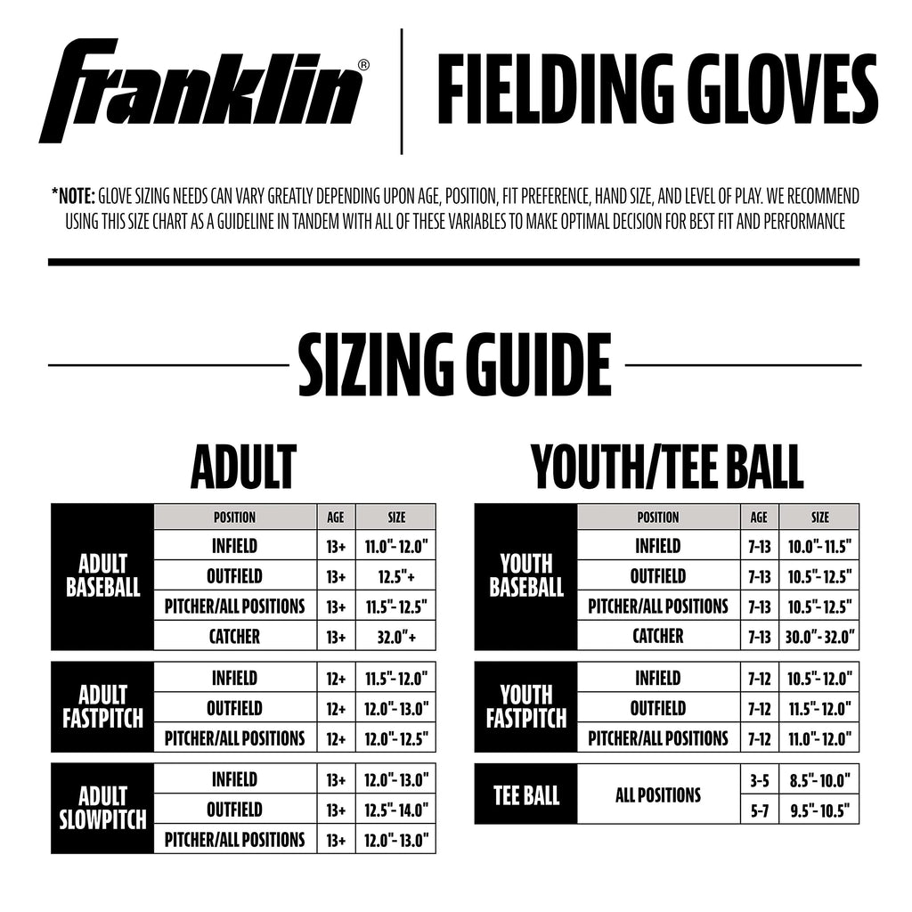 Franklin Sports Field Master Baseball Glove