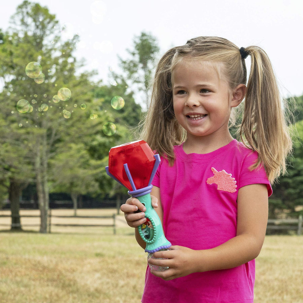 Little Kids Paw Patrol Marshall Light and Sound Musical Bubble Wand, Includes Bubble Solution