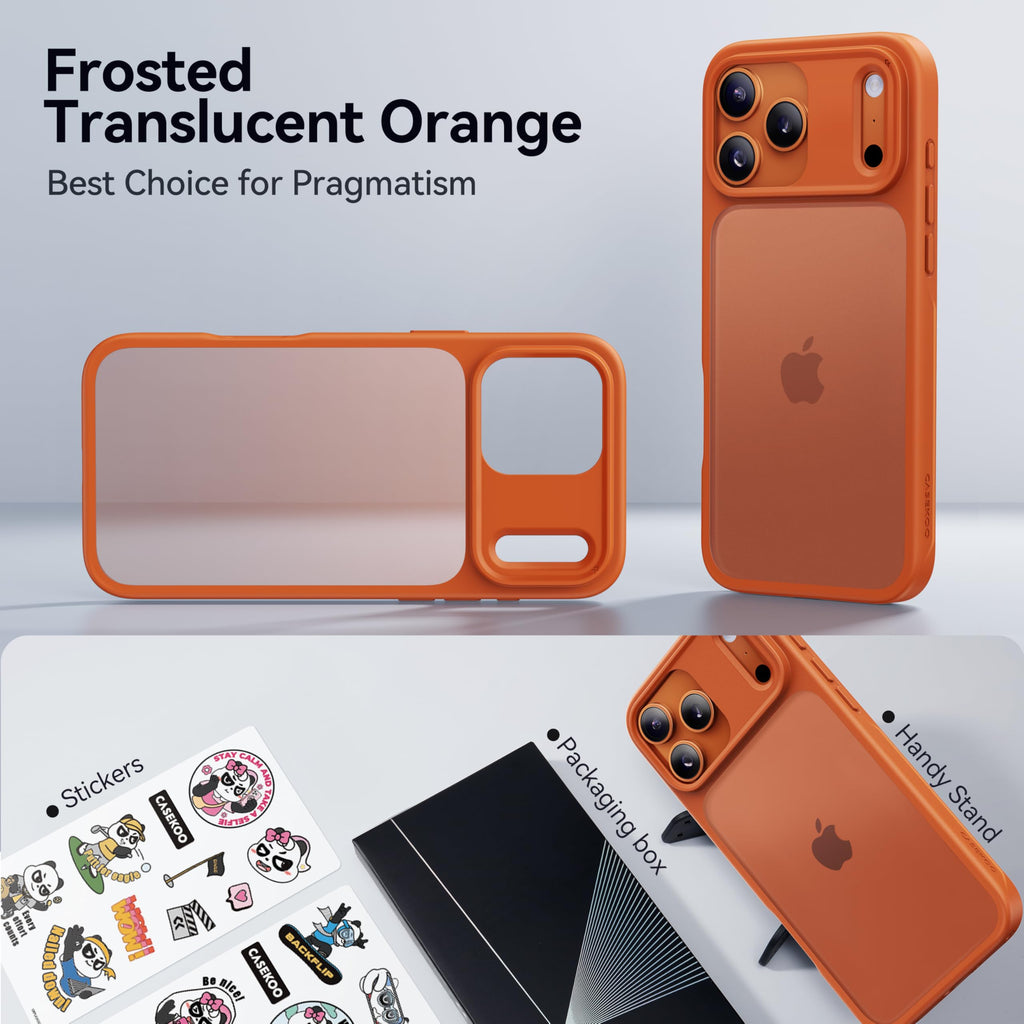 CASEKOO for iPhone 16 Smooth Crystal Clear Case, Patented Anti-Yellow