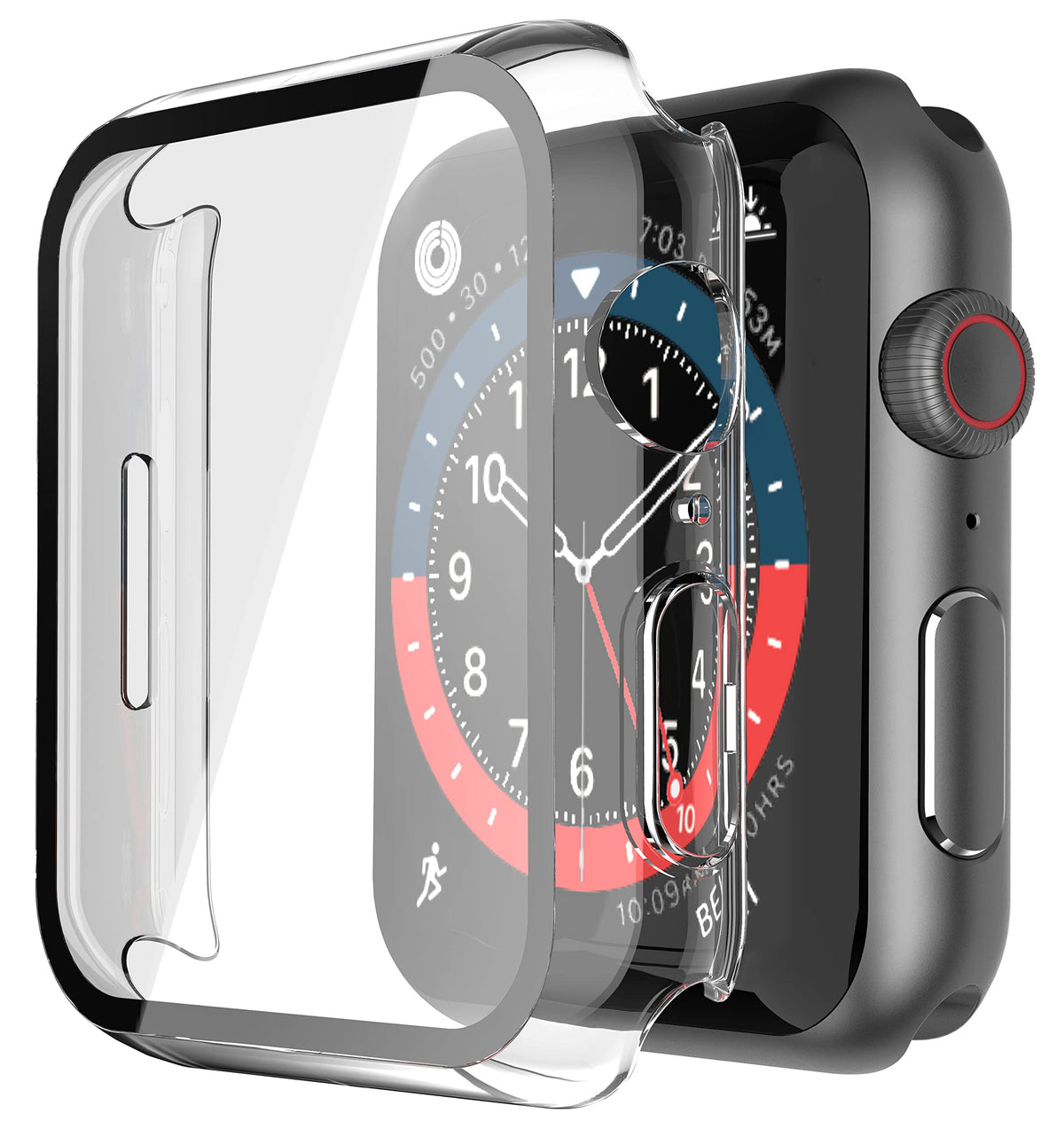 Misxi Case with Screen Protector for 38mm Apple Watch Series 3/2