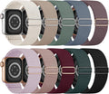 10 Pack Stretchy Bands Compatible with Apple Watch Band Women Men