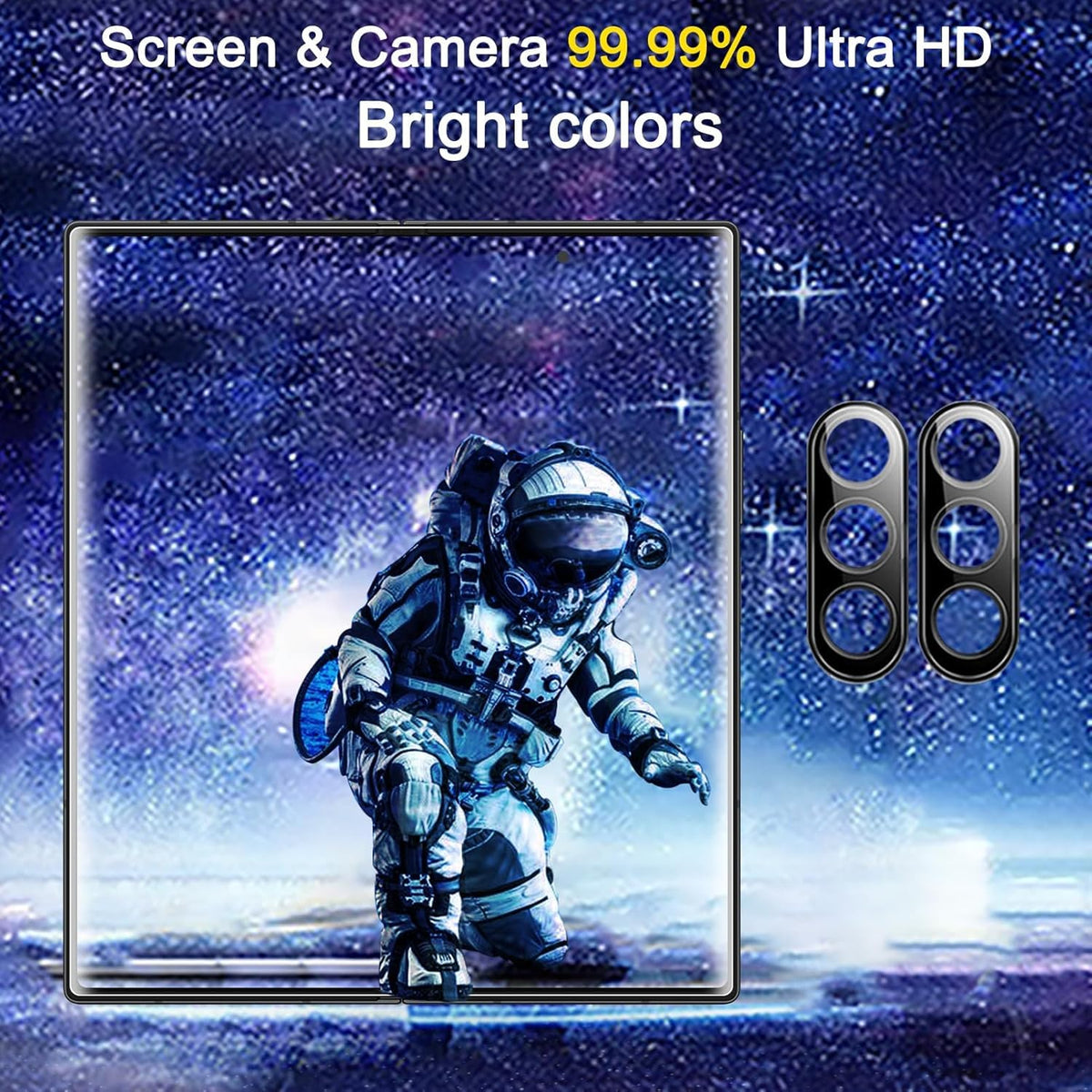 Ferilinso Camera Lens Protector for iPhone 14/15/14 Plus/15 Plus/13/13 Mini