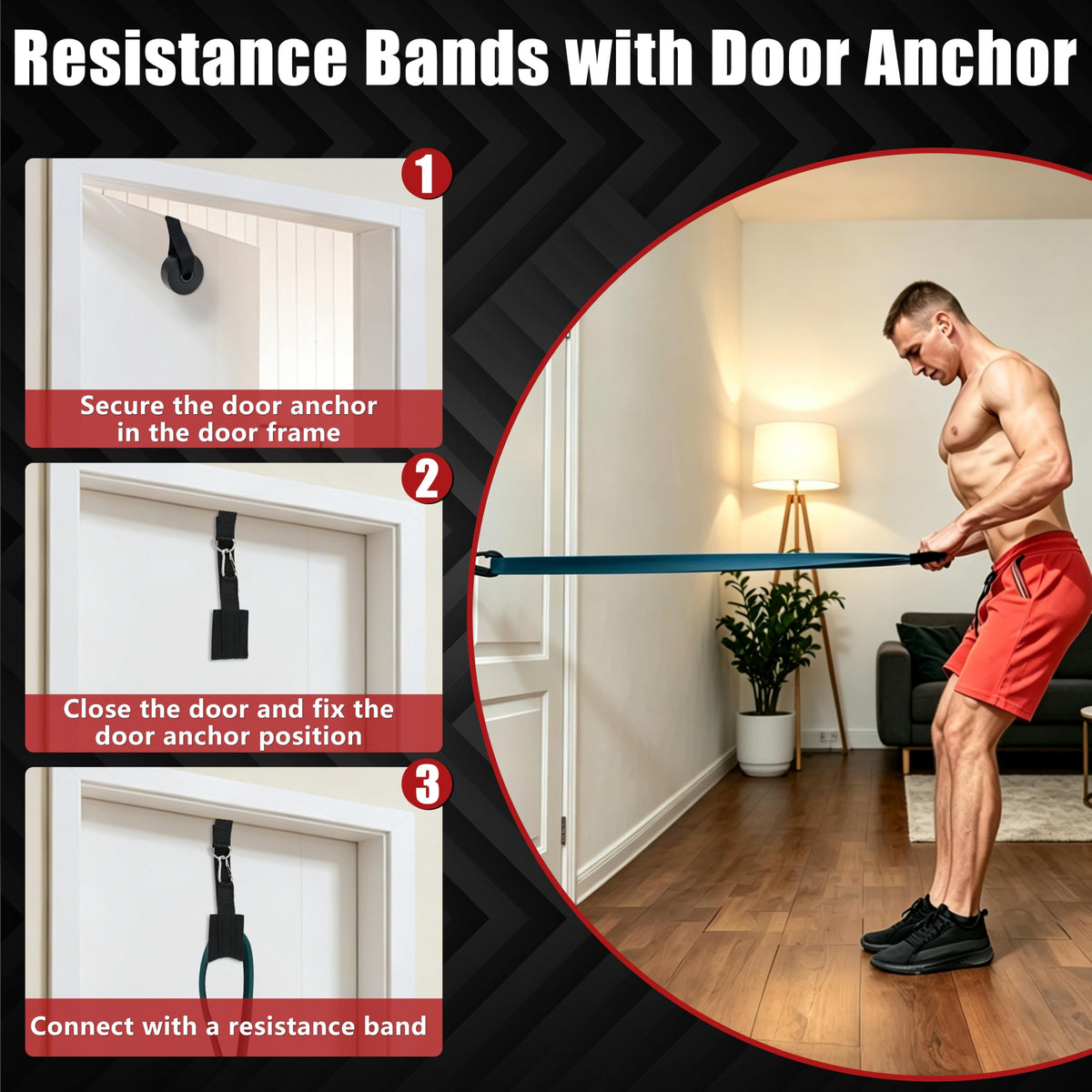 5-Level Resistance Bands for Working Out, Pull Up Assistance Bands