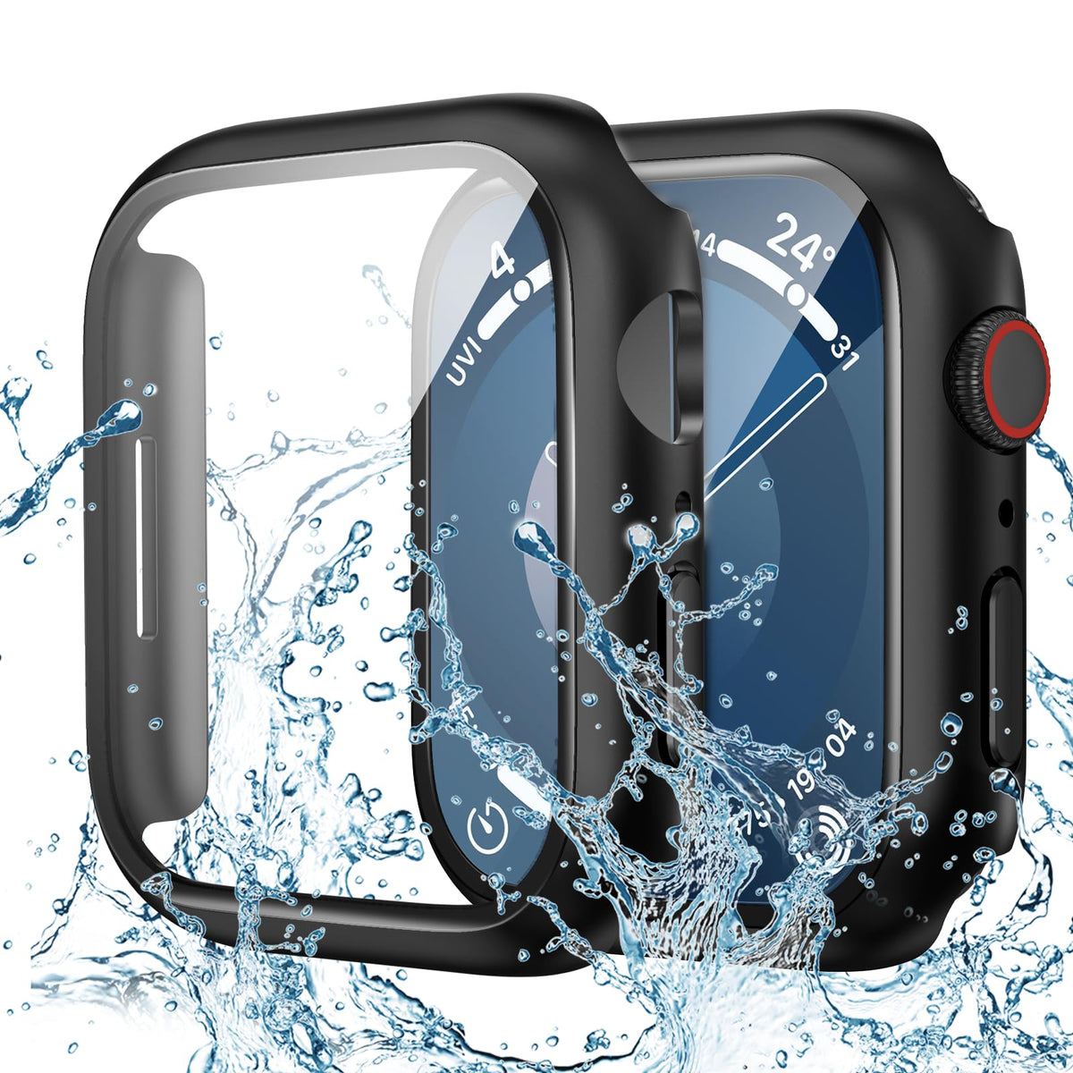 Goton IP67 Waterproof Case with Glass for Apple Watch Series 11/10 46mm