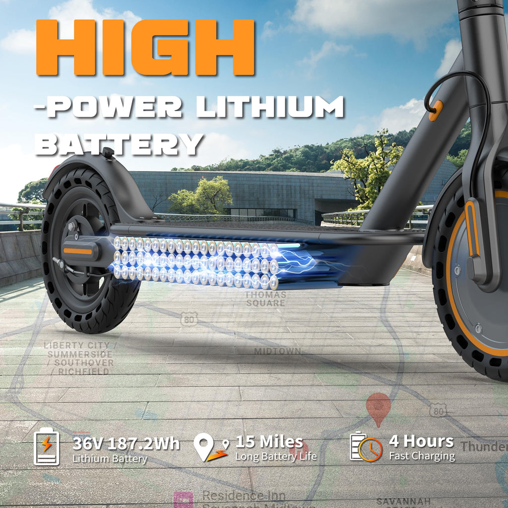 VOLPAM Electric Scooter, 350W/500W Motor, 21/28/40 Miles Long Range