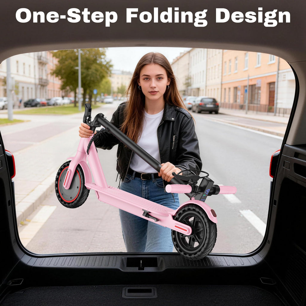 VOLPAM Electric Scooter, 350W/500W Motor, 21/28/40 Miles Long Range