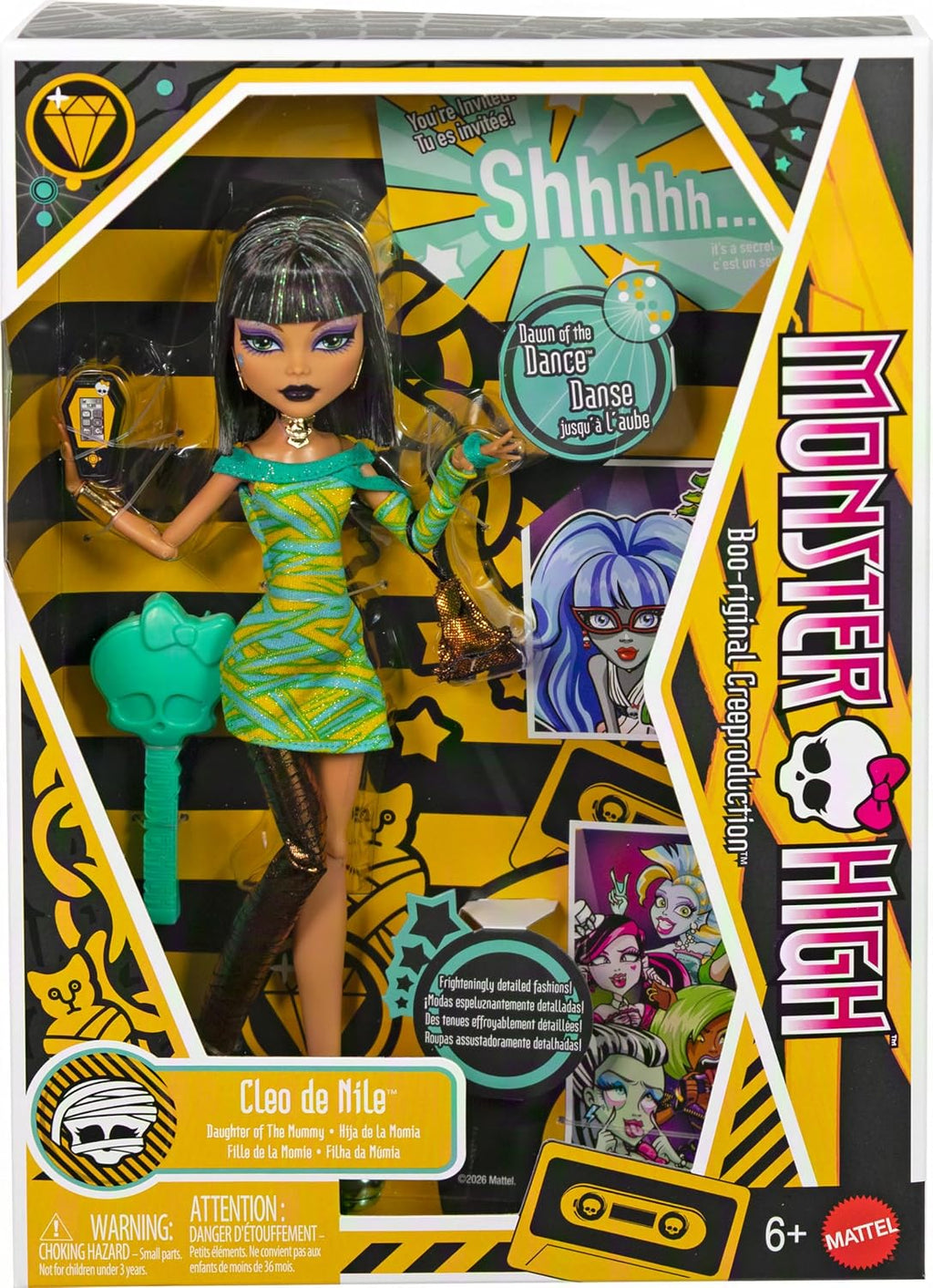 Monster High Dawn of the Dance Cleo De Nile Reproduction Doll