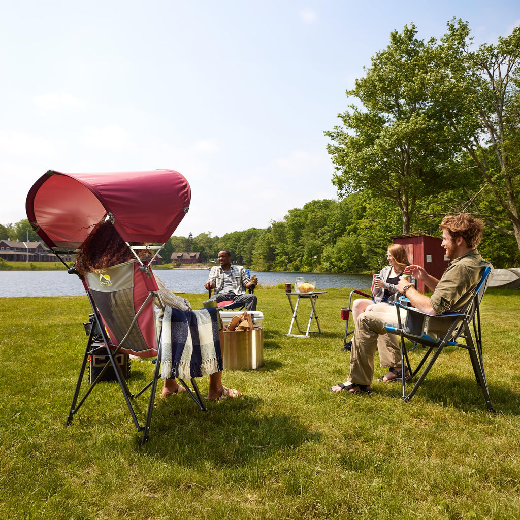 GCI Outdoor Comfort Pro Rocker Camping Chair - Indigo Blue
