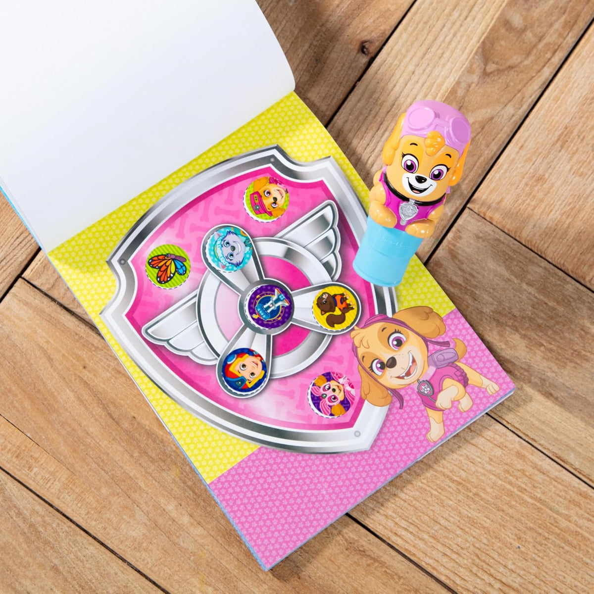 Melissa & Doug Sticker Wow! PAW Patrol Skye Stamper Toy and Activity Pad