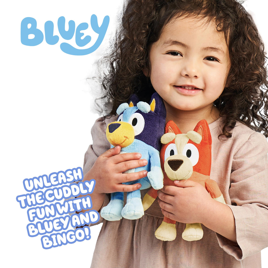 Bluey Friends 3 Pack Plush Toys, Lucky, Chloe and Coco