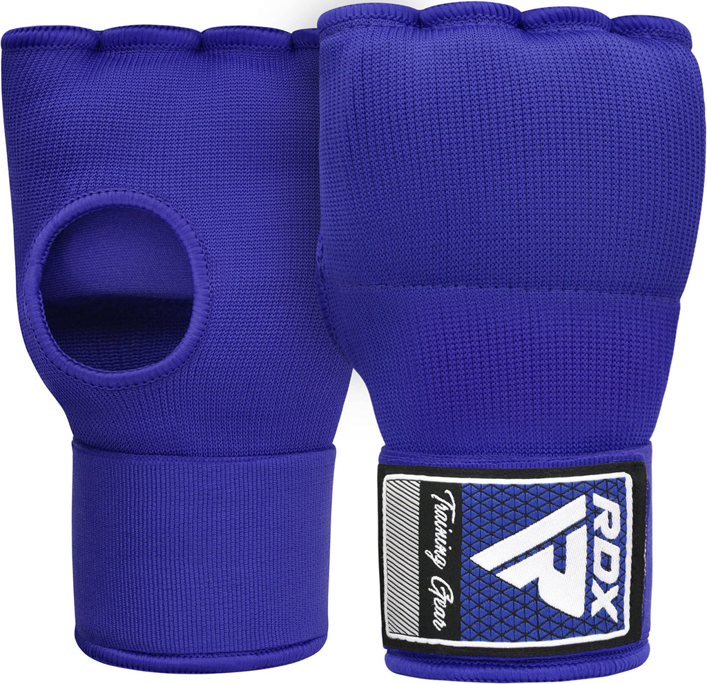 RDX Gel Boxing Hand Wraps Inner Gloves Men Women, Quick 100cm Long Wrist Straps, Elasticated Padded Fist Under Mitts Protection, Muay Thai MMA Kickboxing Martial Arts