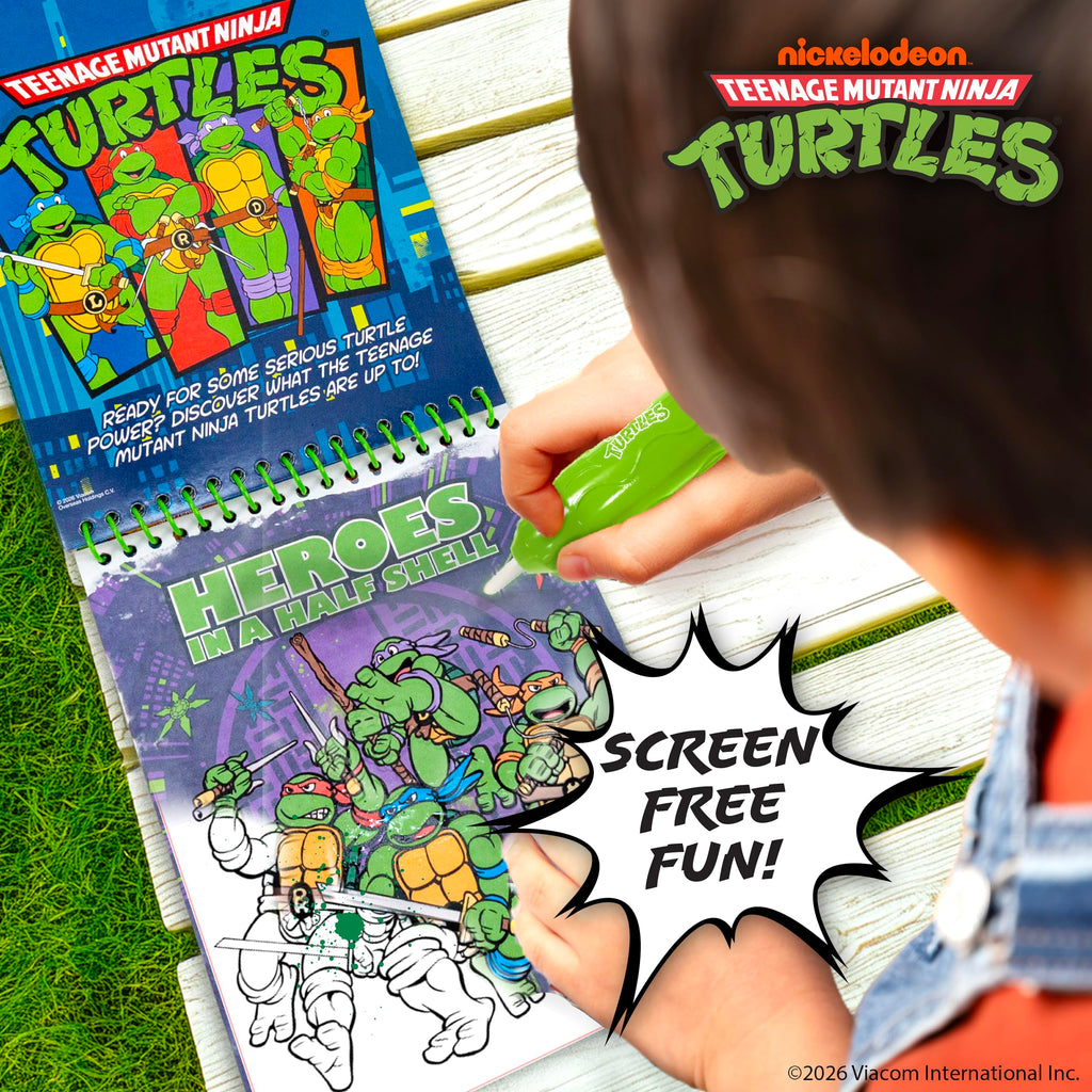 Horizon Group USA Bluey Aqua Art - Reusable Water Reveal Activity Pages With Water Pen for No-Mess Drawing and Coloring