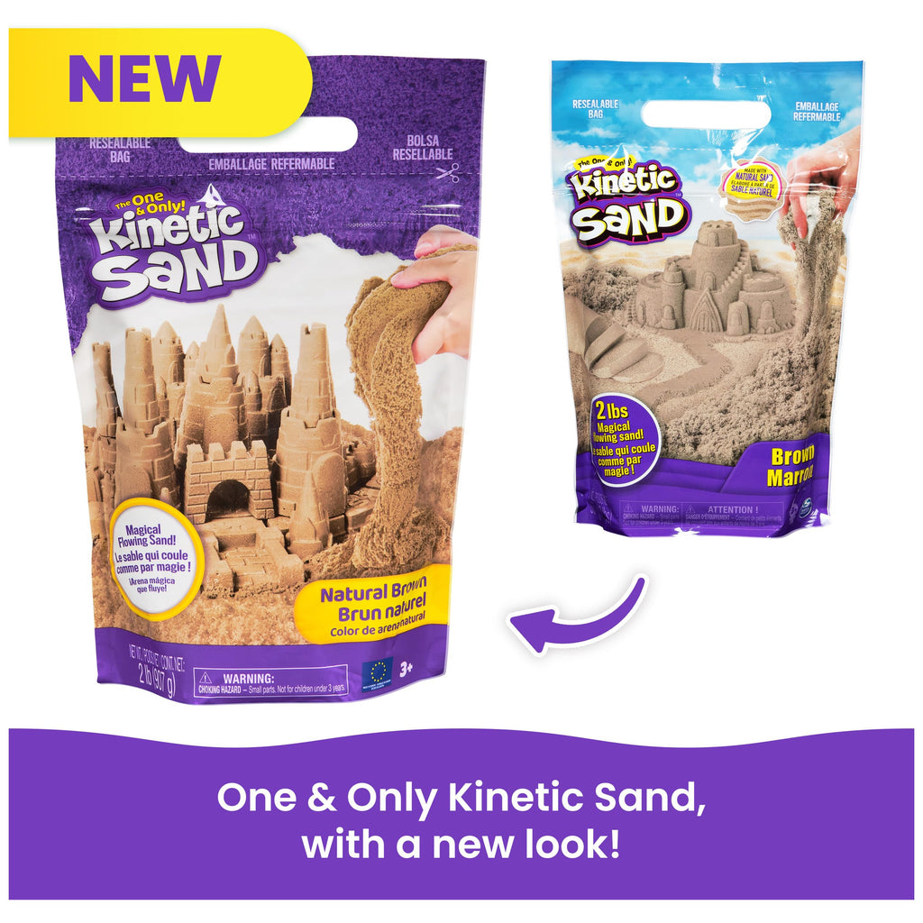 Kinetic Sand 11lb Brown Sand Amazon Exclusive, Sensory Toys, Ages 3+