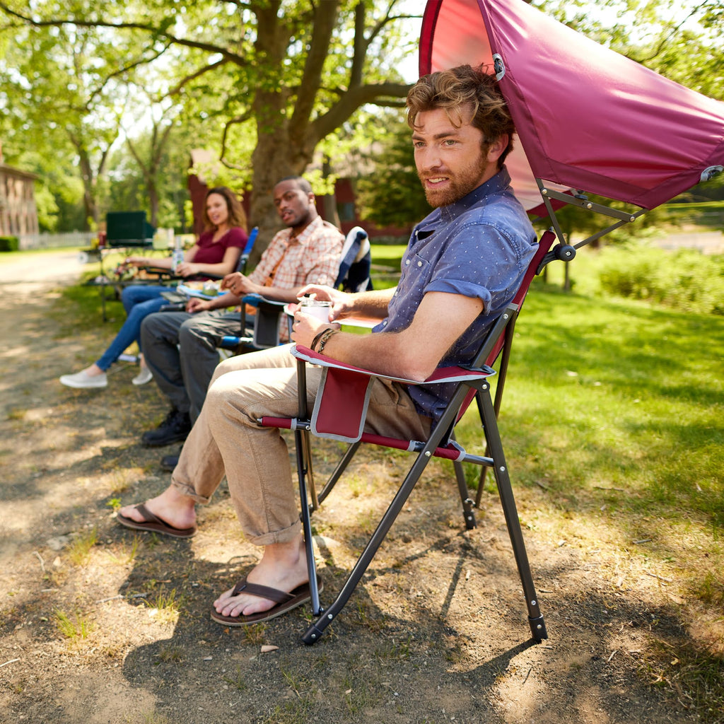 GCI Outdoor Comfort Pro Rocker Camping Chair - Indigo Blue