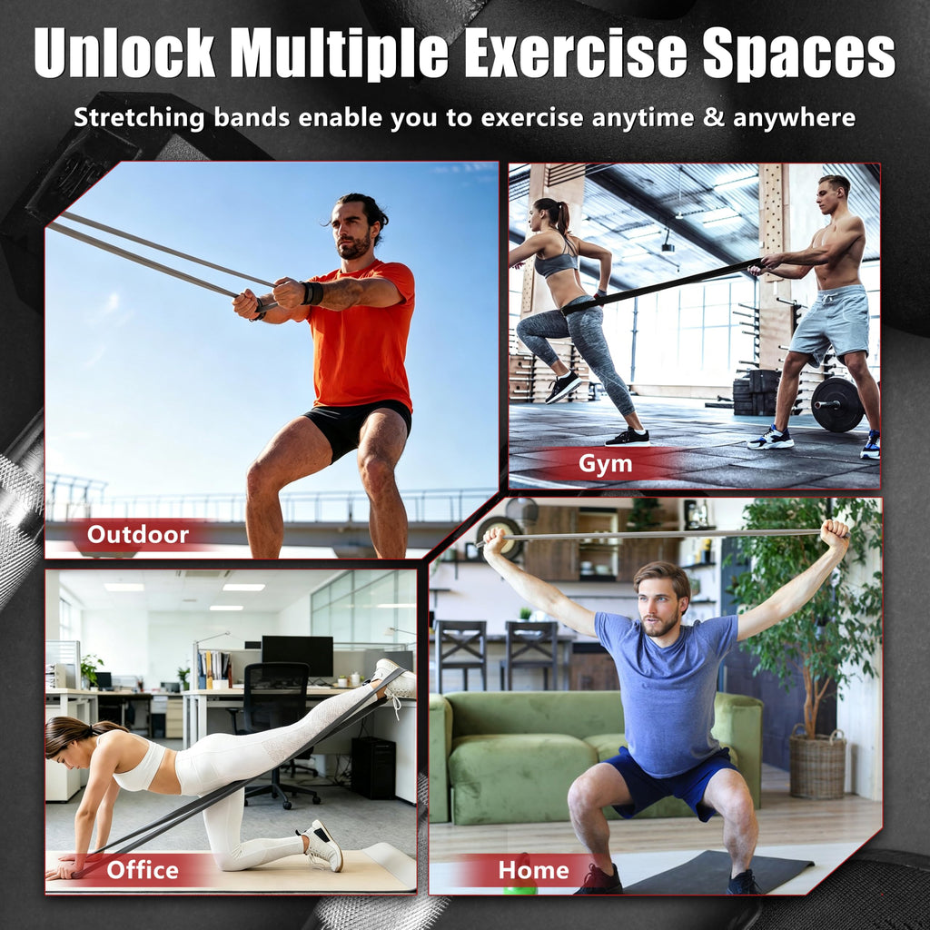 5-Level Resistance Bands for Working Out, Pull Up Assistance Bands