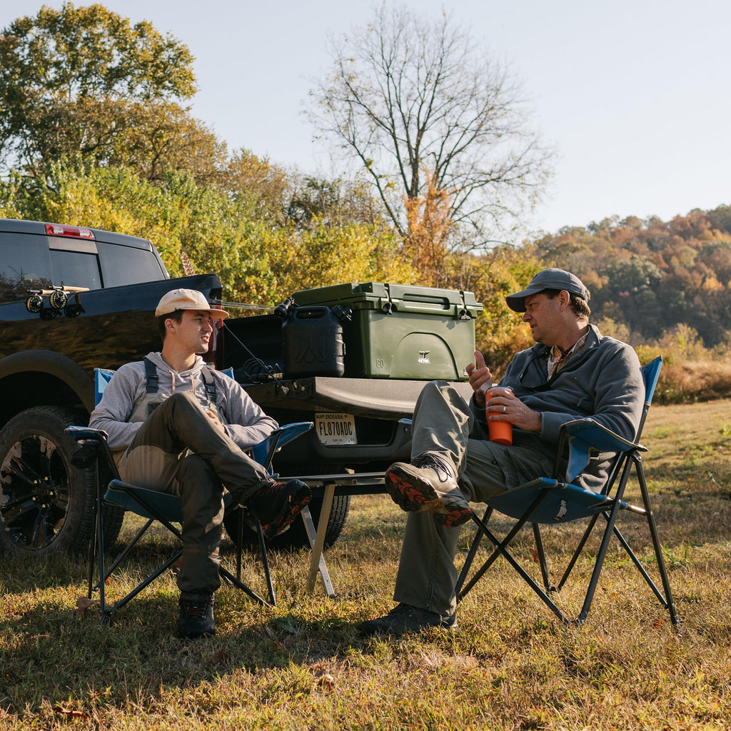 GCI Outdoor Comfort Pro Rocker Camping Chair - Indigo Blue