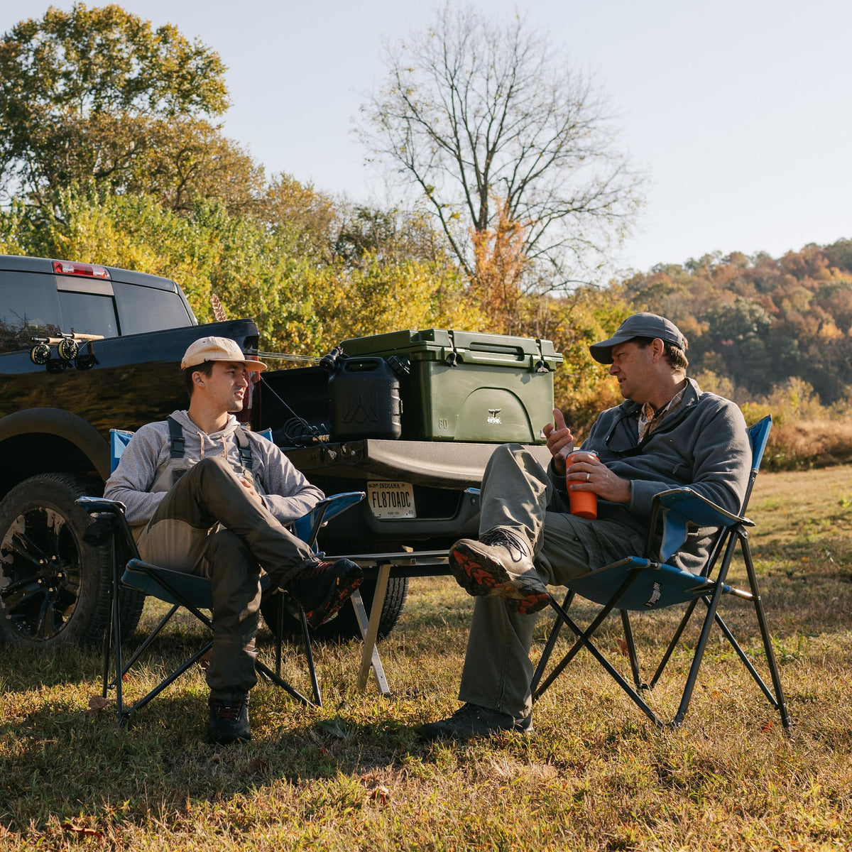 GCI Outdoor Comfort Pro Rocker Camping Chair - Indigo Blue