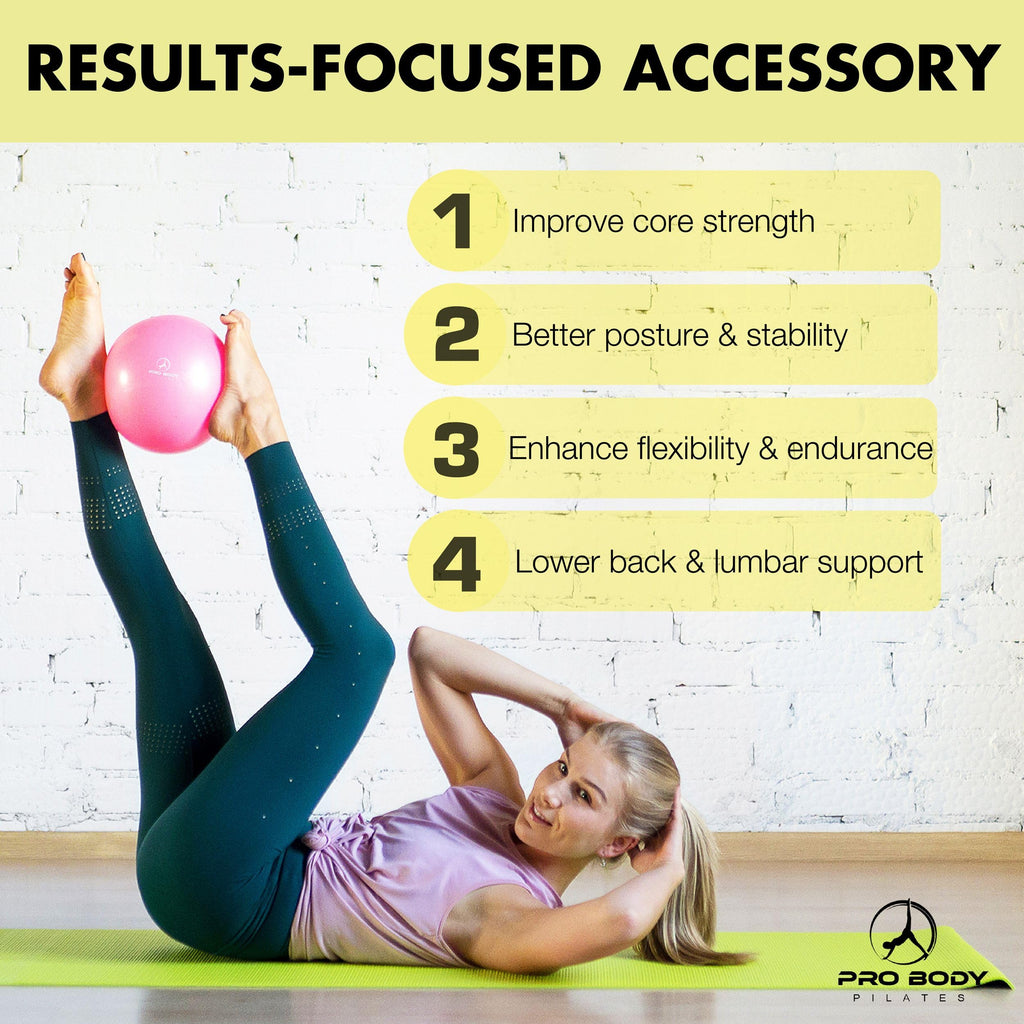 ProBody Pilates Ball Small — 9 Inch Small Exercise Ball