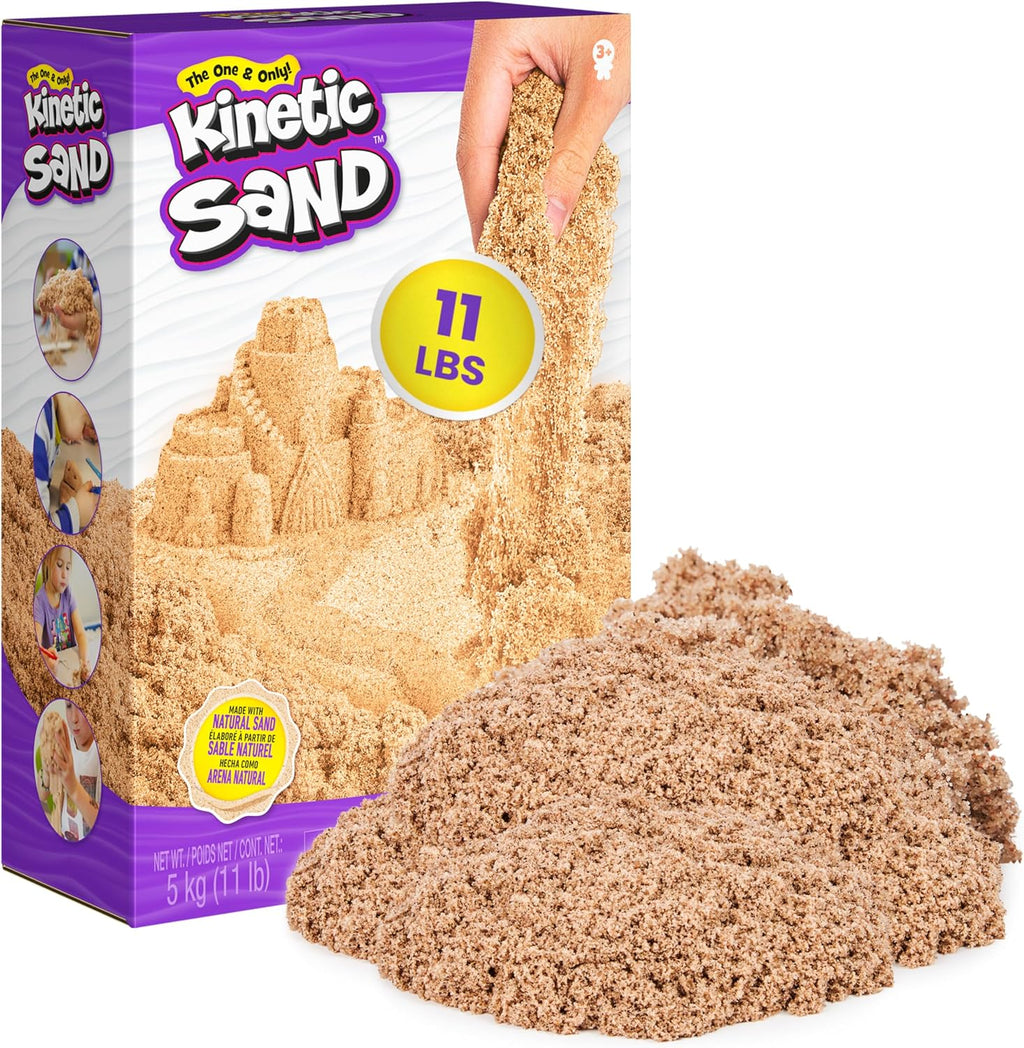 Kinetic Sand 11lb Brown Sand Amazon Exclusive, Sensory Toys, Ages 3+