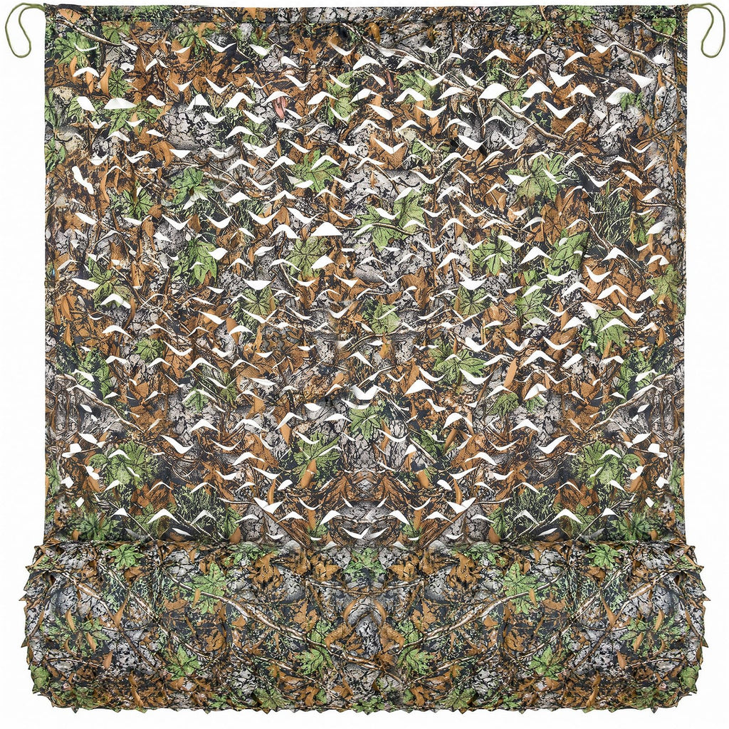 Camo Netting Camouflage Netting 20x20 10x20 10x10 Bulk Roll Burlap Camo Tarp Sunshade Net for Hunting Blind Dinosaur Birthday Jungle MilitaryTheme Party Decoration Camping Shooting