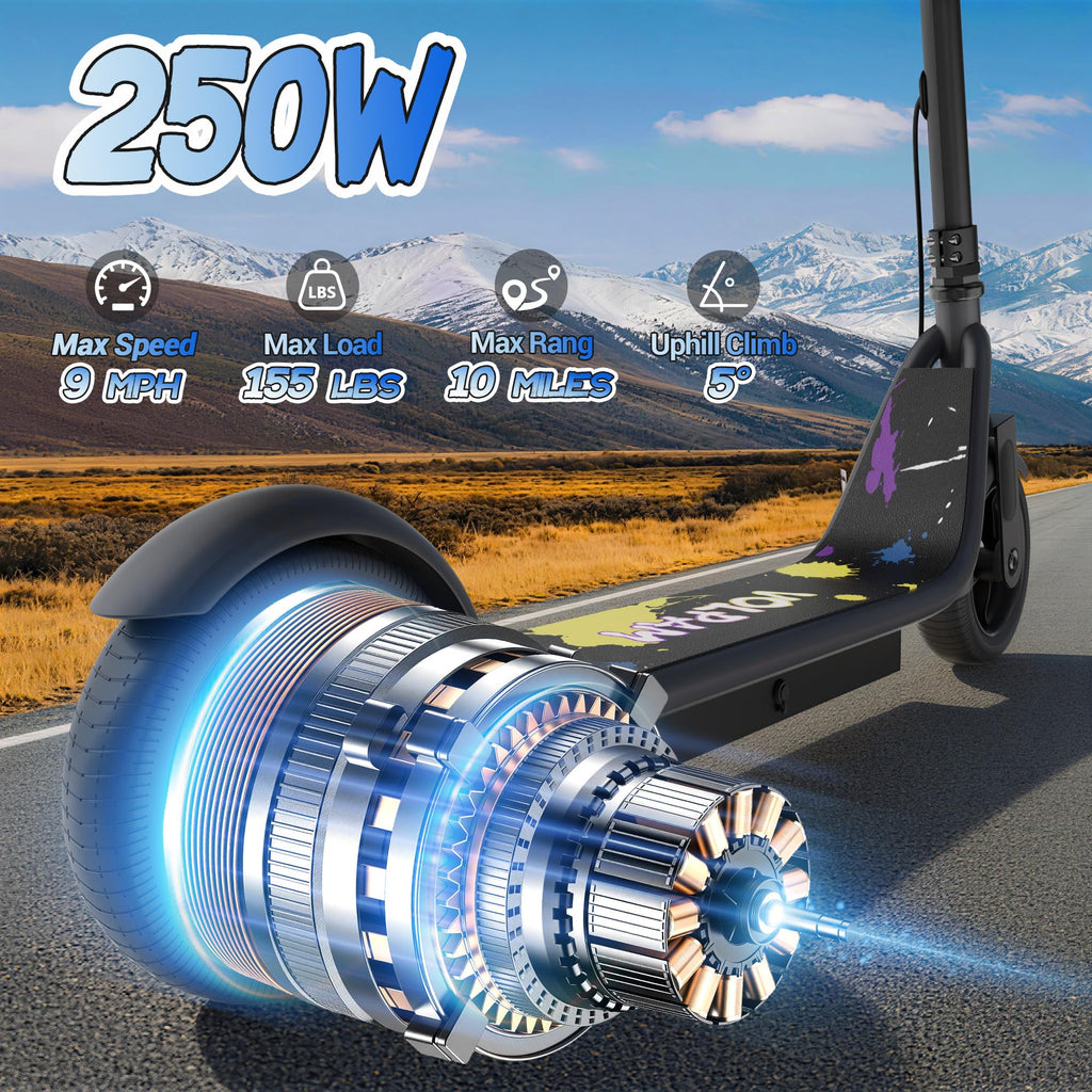VOLPAM Electric Scooter, 350W/500W Motor, 21/28/40 Miles Long Range