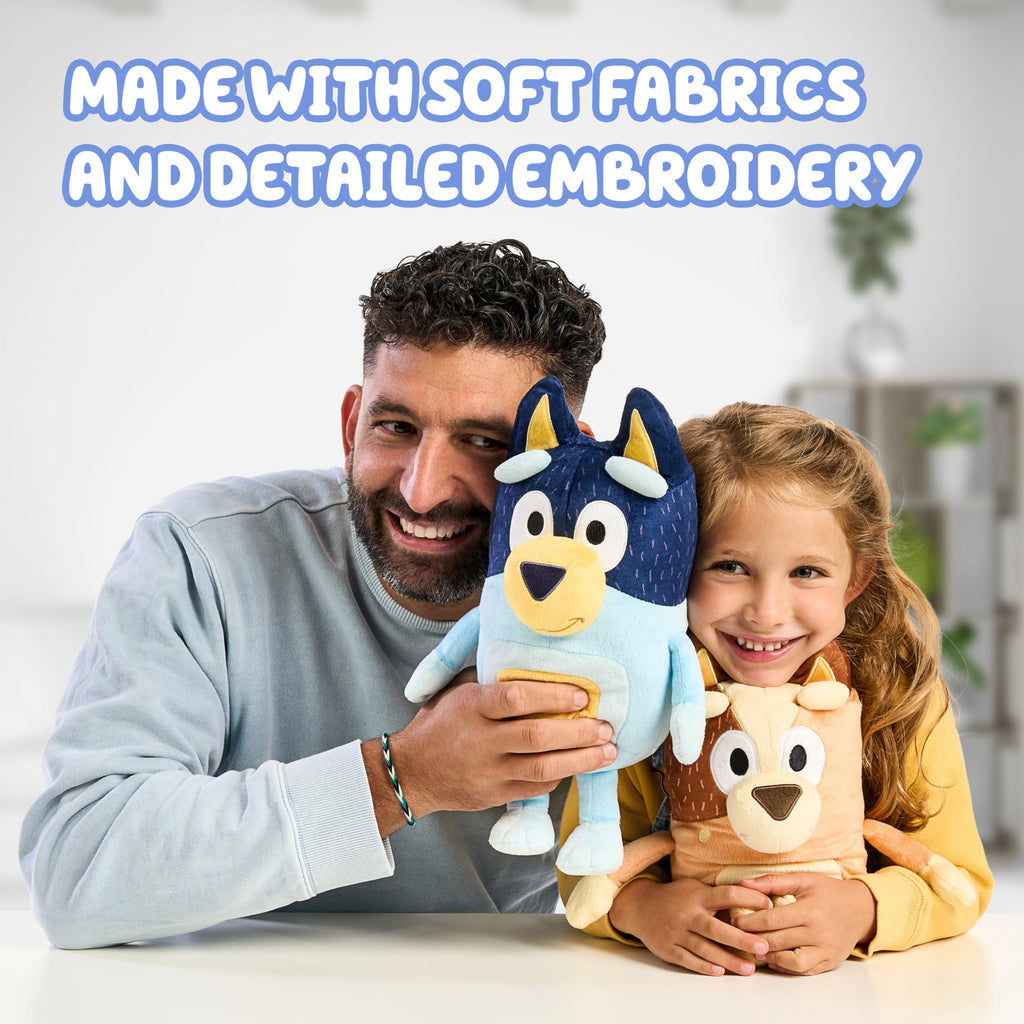 Bluey Friends 3 Pack Plush Toys, Lucky, Chloe and Coco