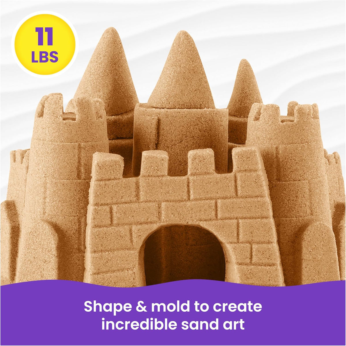 Kinetic Sand 11lb Brown Sand Amazon Exclusive, Sensory Toys, Ages 3+